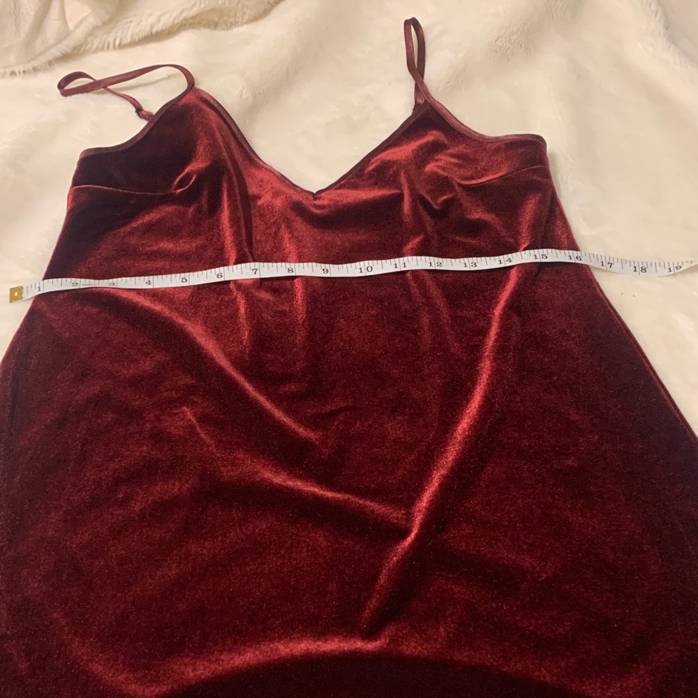 Abercrombie & Fitch Burgundy Mini Dress - Picture 5 of 11